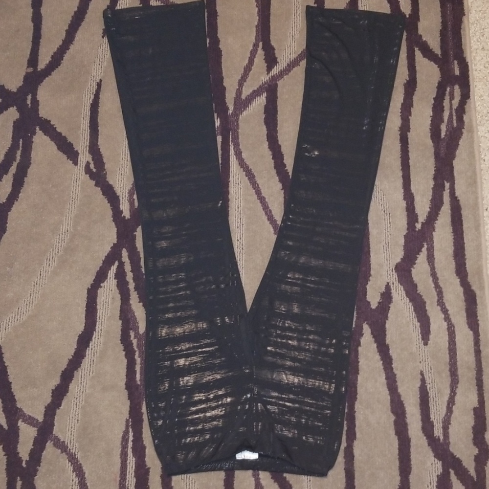Black stretch dance pants